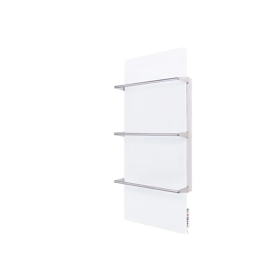 Электрическая полотенцесушитель стекло SWGT-RA 450 (9003) 450х900х15