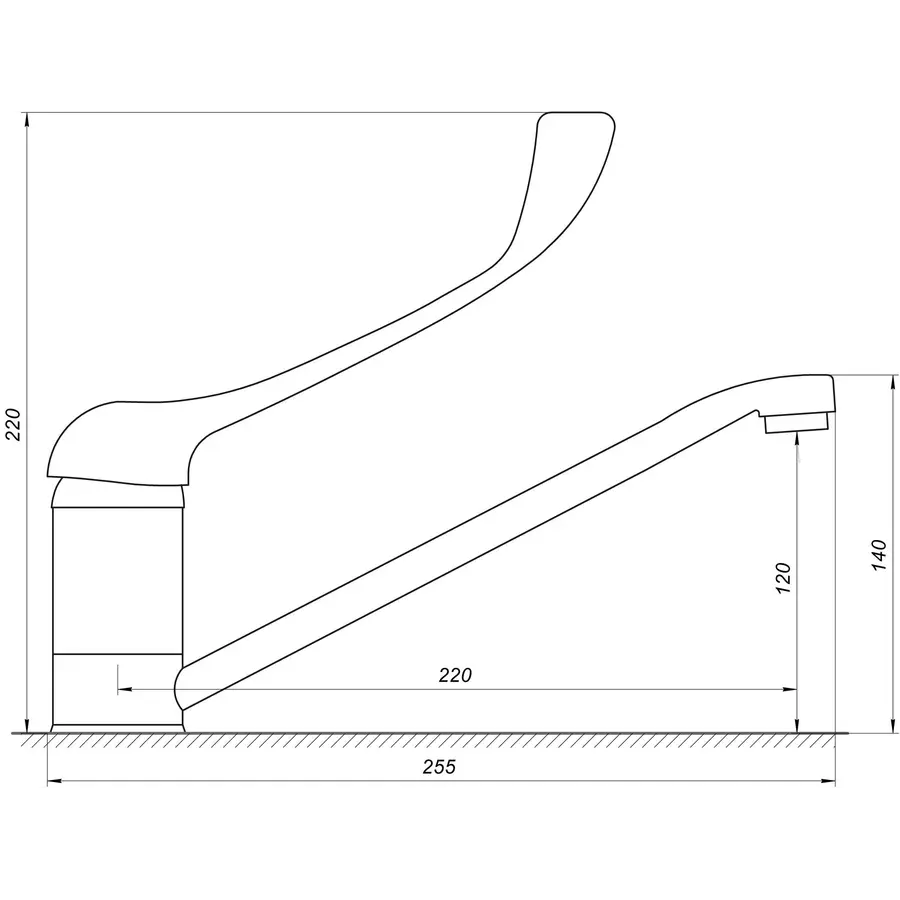 Змішувач для кухні TOPAZ CLINIC TCL-15033