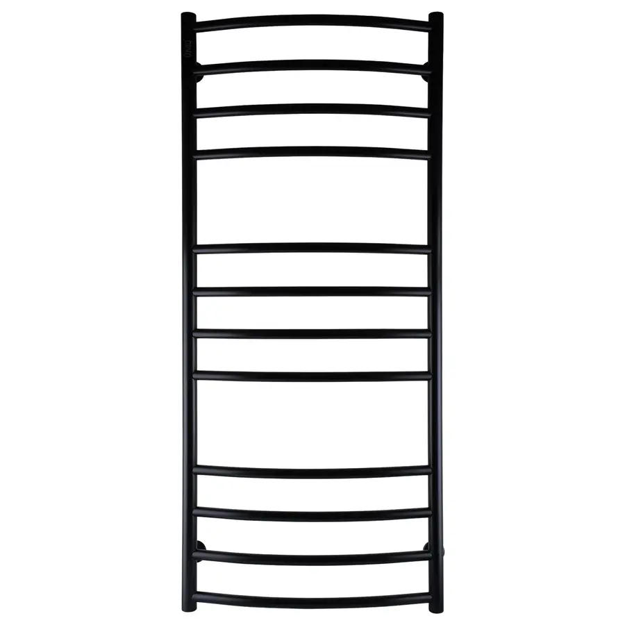 Полотенцесушитель UNIO LDE W 1200-500-12 BLK Лесенка Дуга Элит вода черная