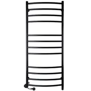 Рушникосушарка UNIO LDE EL 1200-500-12 BLK Драбинка Дуга Еліт електро чорна