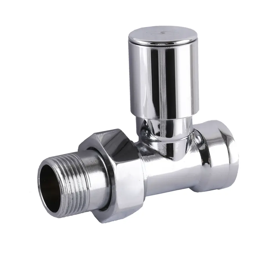 Кран вентильный прямой с американкой SOLOMON 3/4 "CHROM 1865 вент