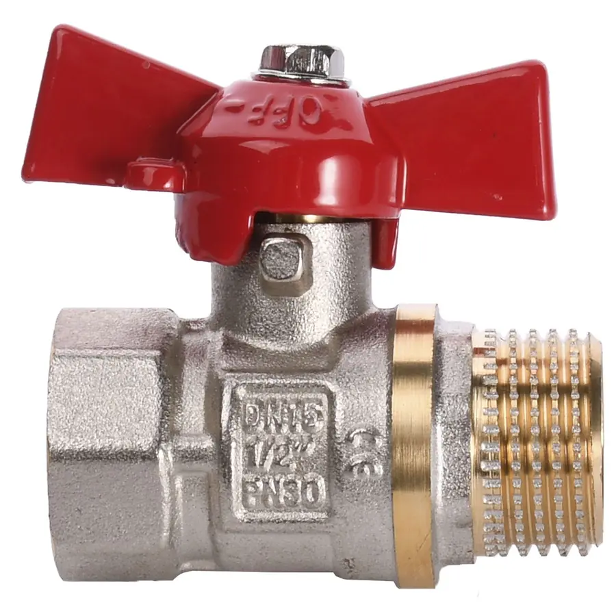 Кран шаровой прямой WATER VALVE 1/2 "ЗВ КБ NV-V Q002