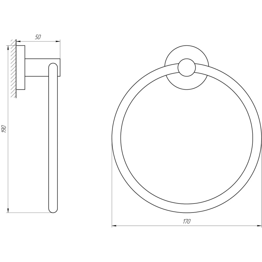 Тримач рушників Perfect Sanitary Appliances SP 8113