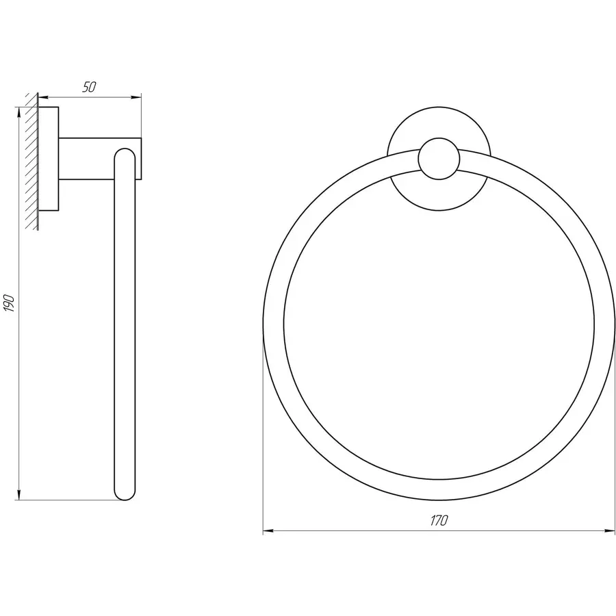 Держатель полотенец Perfect Sanitary Appliances SP 8113
