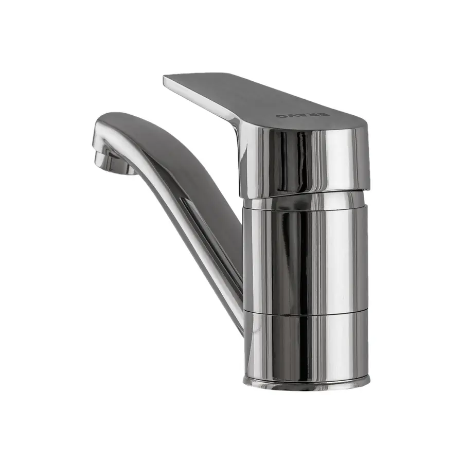 Смеситель для умывальника BRAVO ZENITH BS-42-203М латунь на гайке возвратной 15см