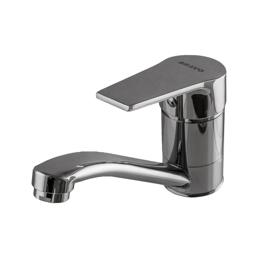 Смеситель для умывальника BRAVO ZENITH BS-42-203М латунь на гайке возвратной 15см