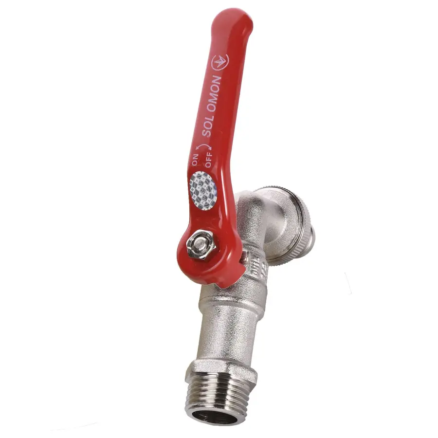 Кран SOLOMON кульовий для поливу 1/2″ 0114054