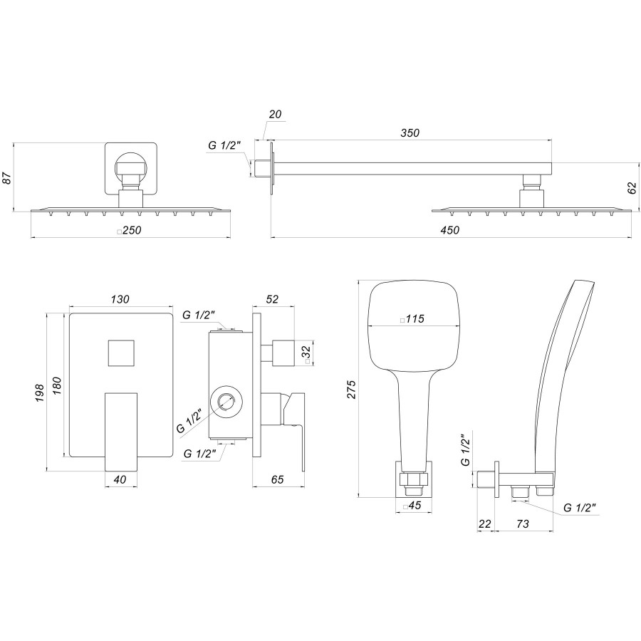 Душова система Globus Lux SMART GLM-205