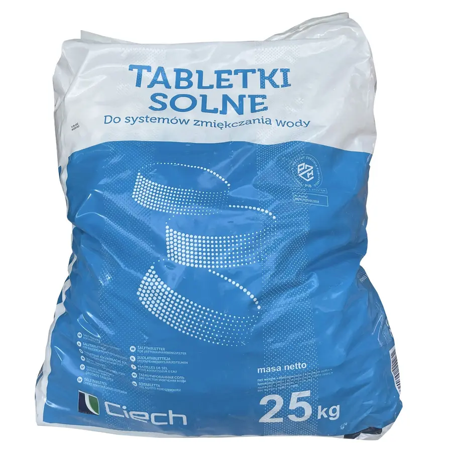 Сіль таблетована 25кг CIECH (Польща) Сіль таблетована 25кг CIECH (Польща)