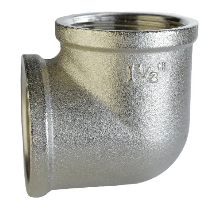 Кутник нікельований 1 1/2″ВР х 1 1/2″ВР ливарний А0135А(нк) VA