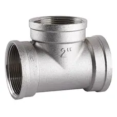 Трійник нікельований 2″ВР х 2″ВР х 2″ВР ливарний А0238А(нк) VA Трійник нікельований 2″ВР х 2″ВР х 2″ВР ливарний А0238А(нк) VA