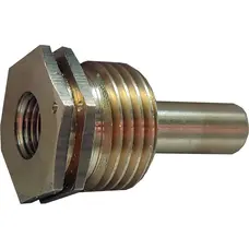 Занурювальна гільза для датчика температури латунна 1/2″ЗР х М10 штампована довжина 40мм А07213А VA