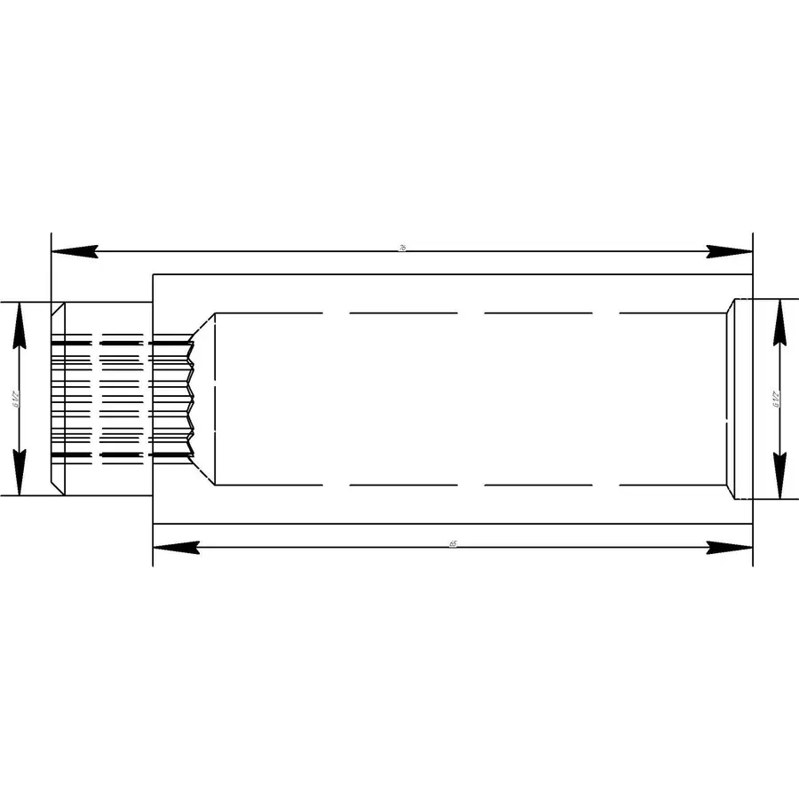 Подовжувач VIEGA 1513 1/2″x65 ЗВ (102333)