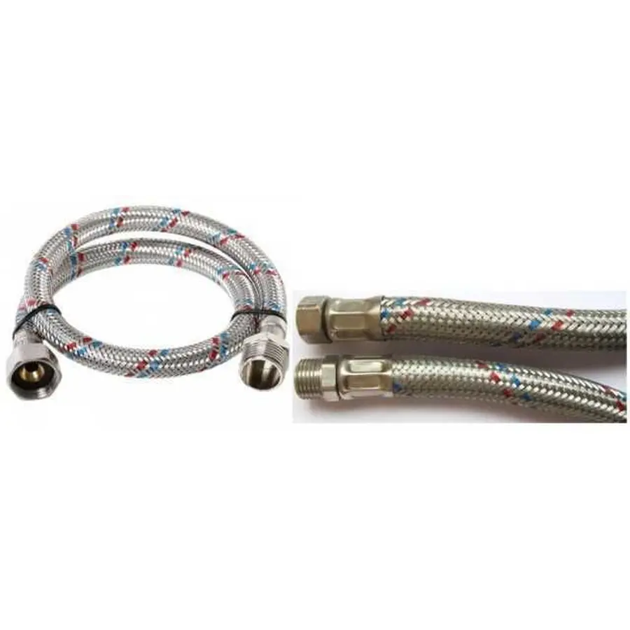 Шланг нержавеющая сталь SOLOMON 1/2 "х1 / 2" ЗВ 0,2м. HS31