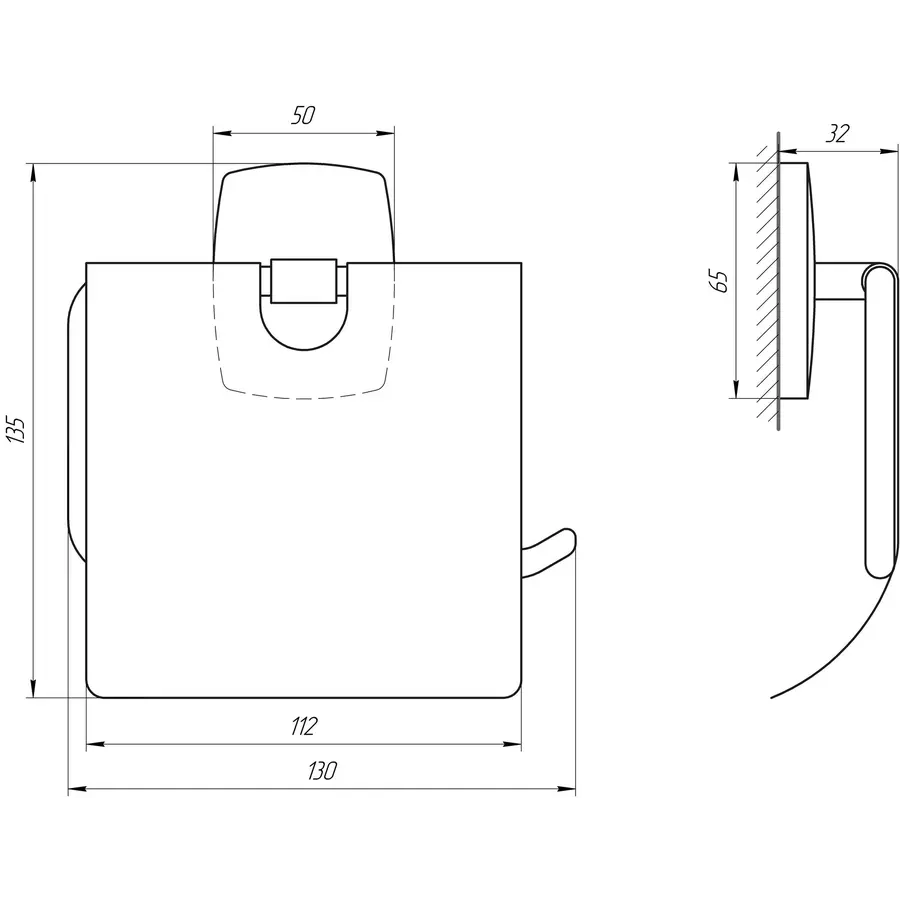 Держатель туалетной бумаги Perfect Sanitary Appliances RM 1601