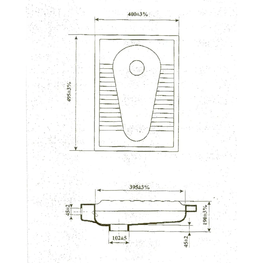 Чаша ″Генуя″ №2 50х40 (Дніпрокераміка) без резинки в коробці