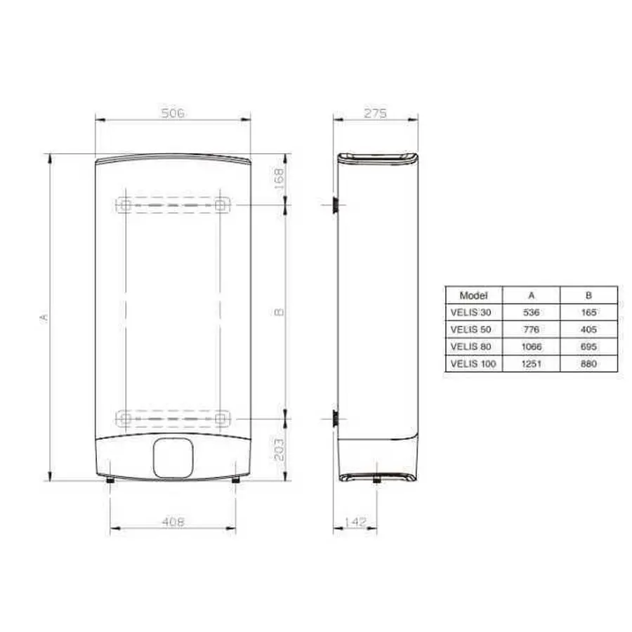 Водонагрівач ARISTON ABS VLS EVO PW 100