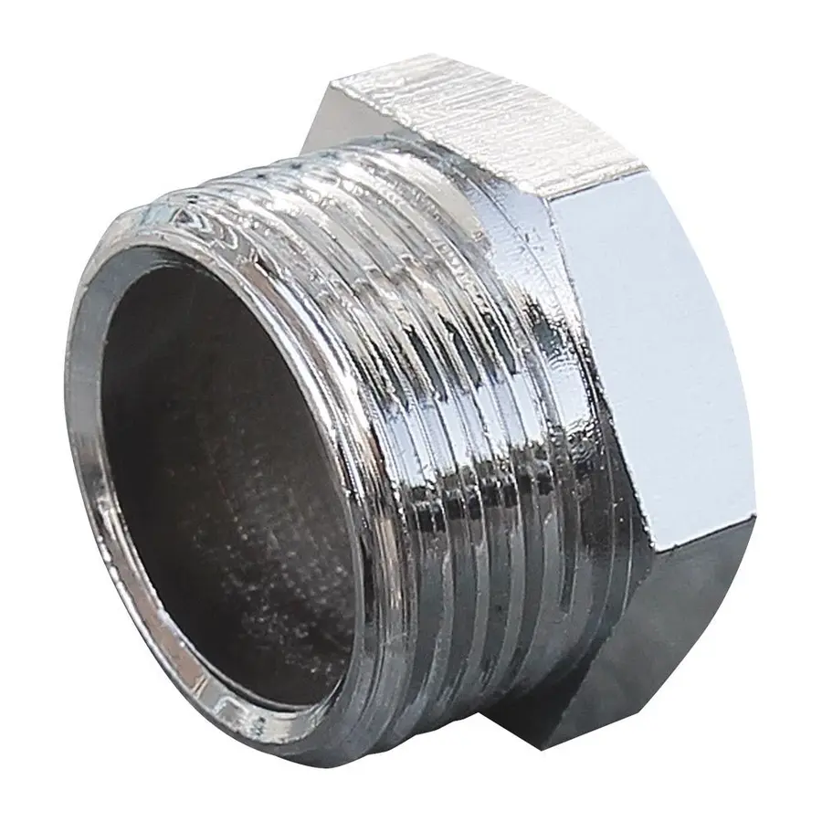 Заглушка з зовнішньою різьбою SOLOMON 3/4″ хром 4001