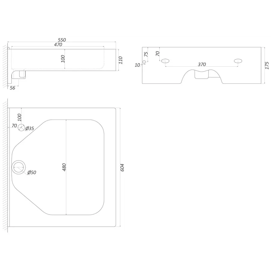Умивальник «Містер» (Дніпрокераміка)