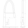 Змішувач для кухні Globus Lux LAZER GLLR-1032-StSTEEL