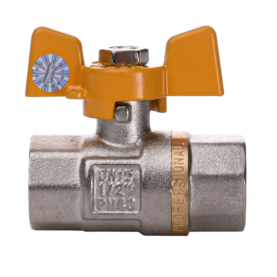 Кран кульовий прямий Q PROFESSIONAL 1/2″ ВВ ЖБ PN40 QP151