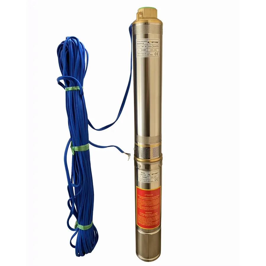 Насос свердловинний з підв, стійк, до піску OPTIMA 4 SDm 3/9 0,55 кВт 65 м + пульт+ кабель 30 м NEW