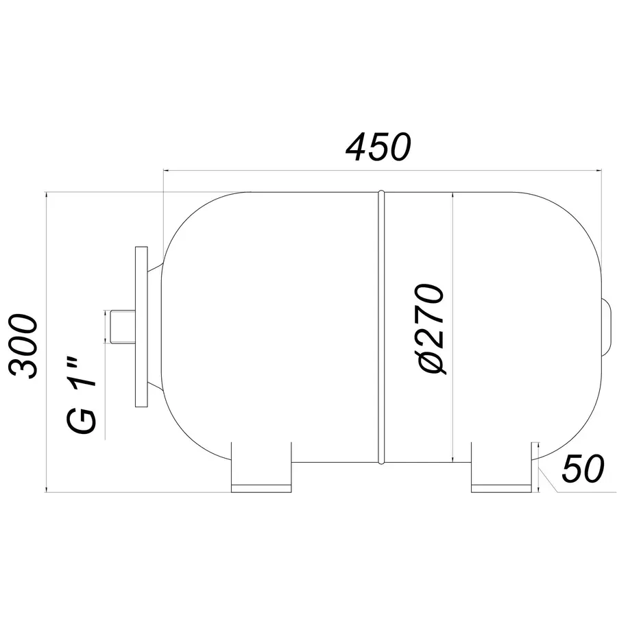 Гідроакумулятор 24л Zilmet ultra-pro 10bar ( 1100002405 )