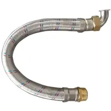 Шланг антивібраційний кутовий SOLOMON 1″ ЗВ 0,6м HS3001