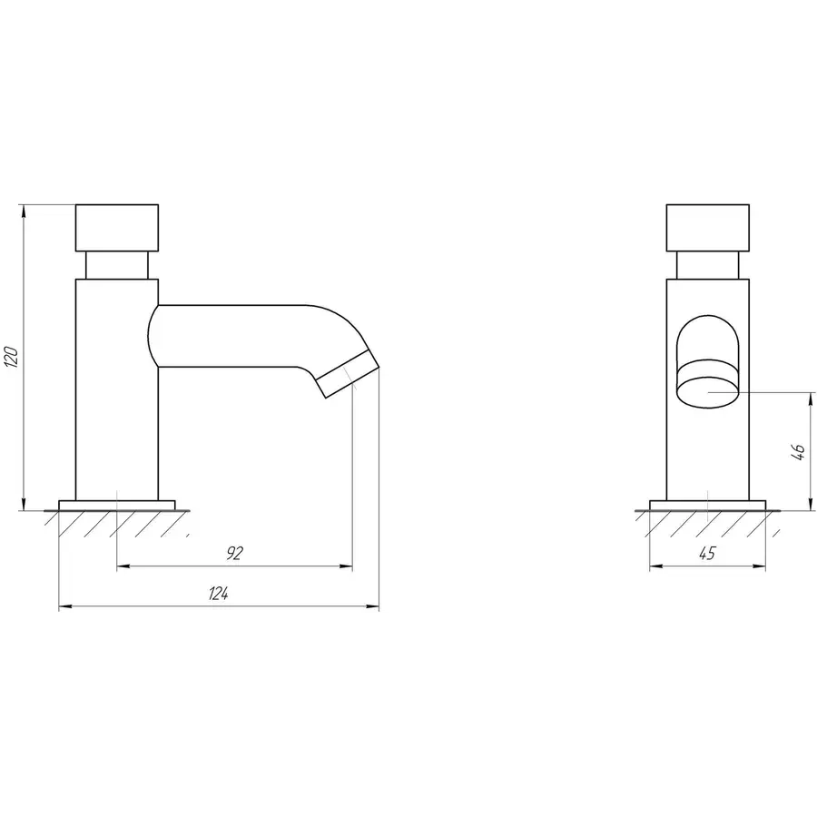 Кран-дозатор для умывальника TOPAZ TP-0301