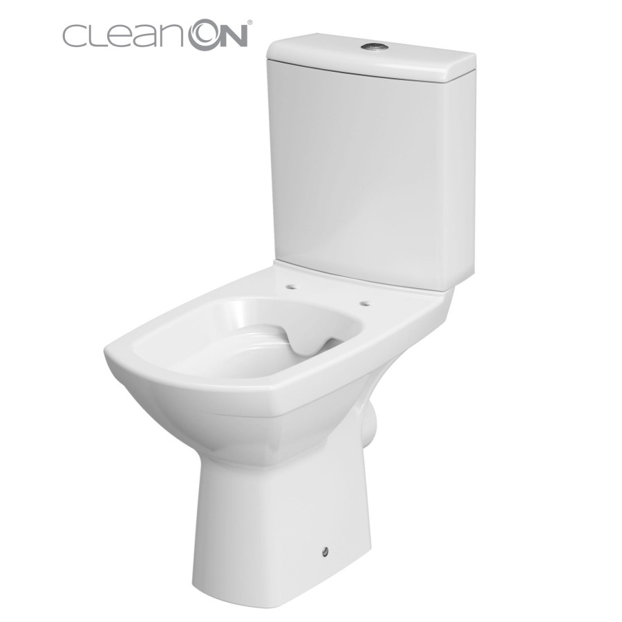 Компакт Cersanit 482 CARINA NEW CLEAN ON 010 3/5 з кришкою дюропласт ліфт