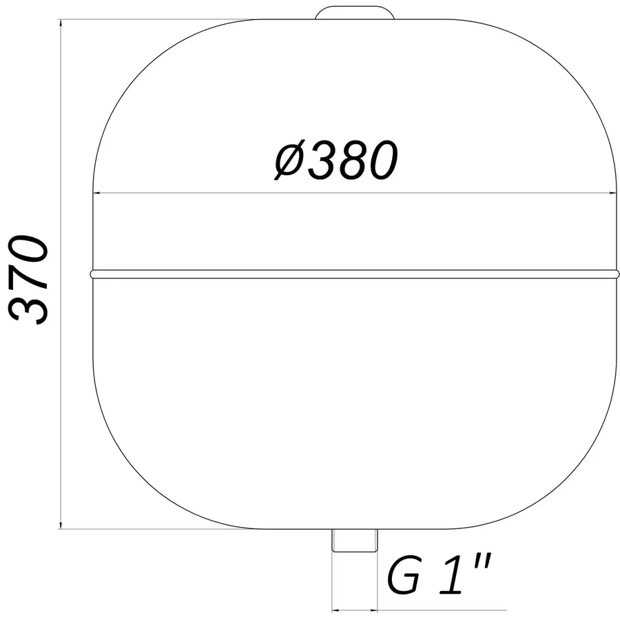 Гідроакумулятор з фіксованою мембраною 35л ZILMET HYDRO-pro 10bar ( 11A0003500 )