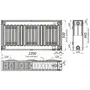 Радиатор стальной панельный KALDE 22 низ 500х2200