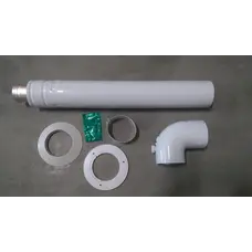 Комплект для горизонтального проходу крізь стіну 750 мм з точкою відбору, 60/100 мм Saunier Duval