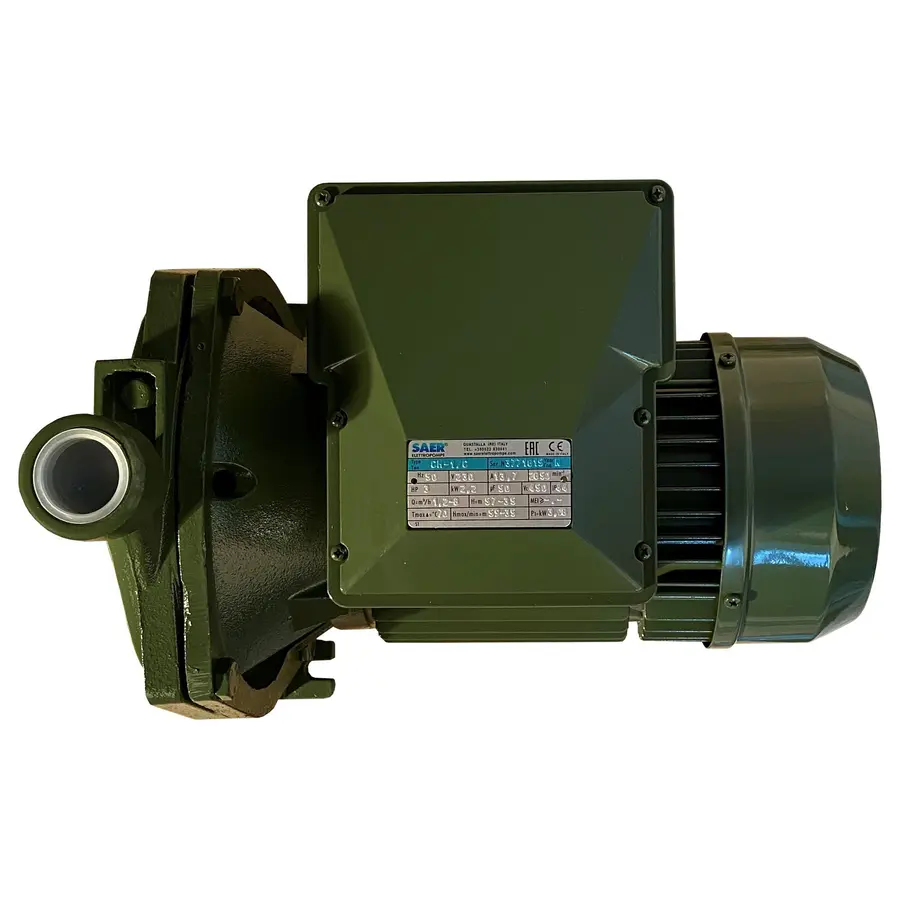 Насос центробежных CM 1C 2,2 кВт SAER (8 м3 / ч, 59 м) однофазный