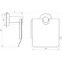 Держатель для туалетной бумаги Globus Lux BS8410