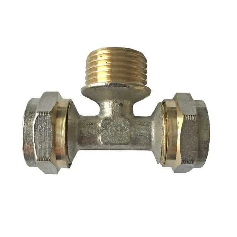 Трійник із зовнішньою різьбою NTM NF-1019 20х1/2″х20