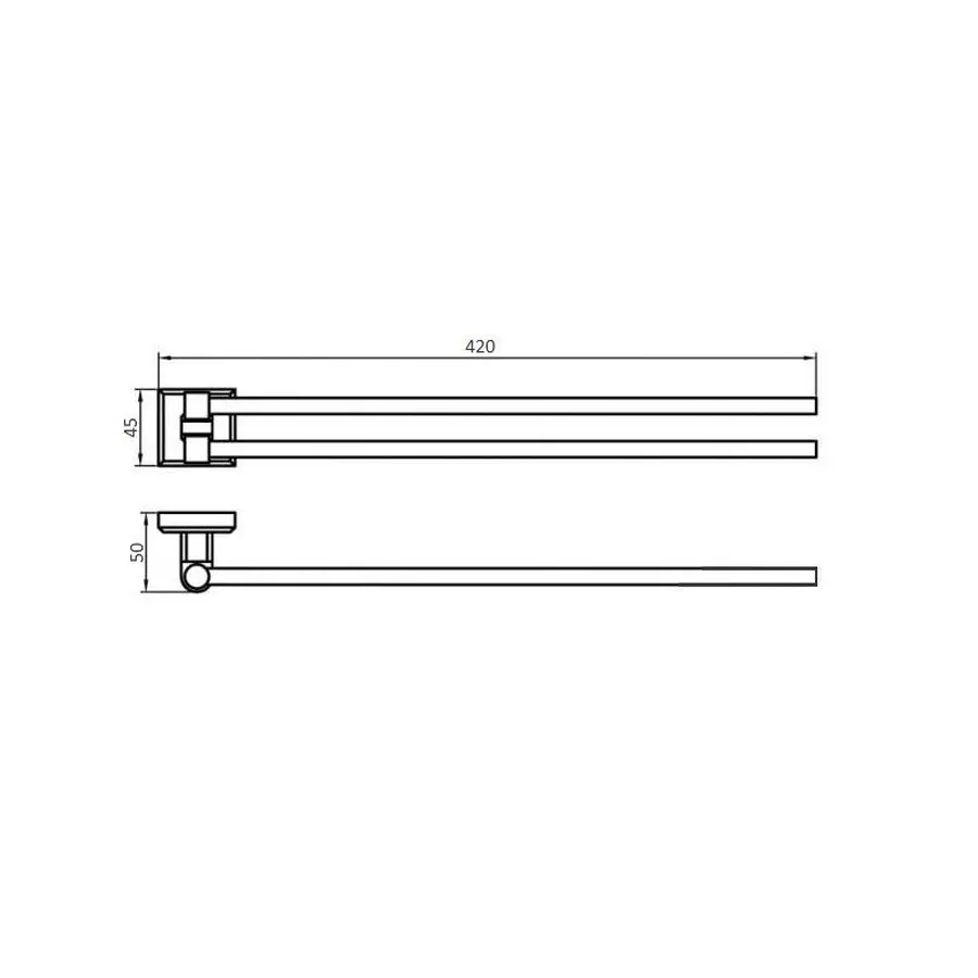 Тримач для рушників Perfect Sanitary Appliances КВ 9931