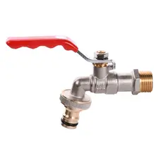 Кран кульовий для поливу Q PROFESSIONAL 1/2″ NV-QP155 + коннектор швидкоз'ємний