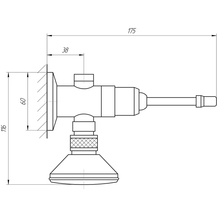 Кран-дозатор для летнего душа TREMOLADA ТREMO-489
