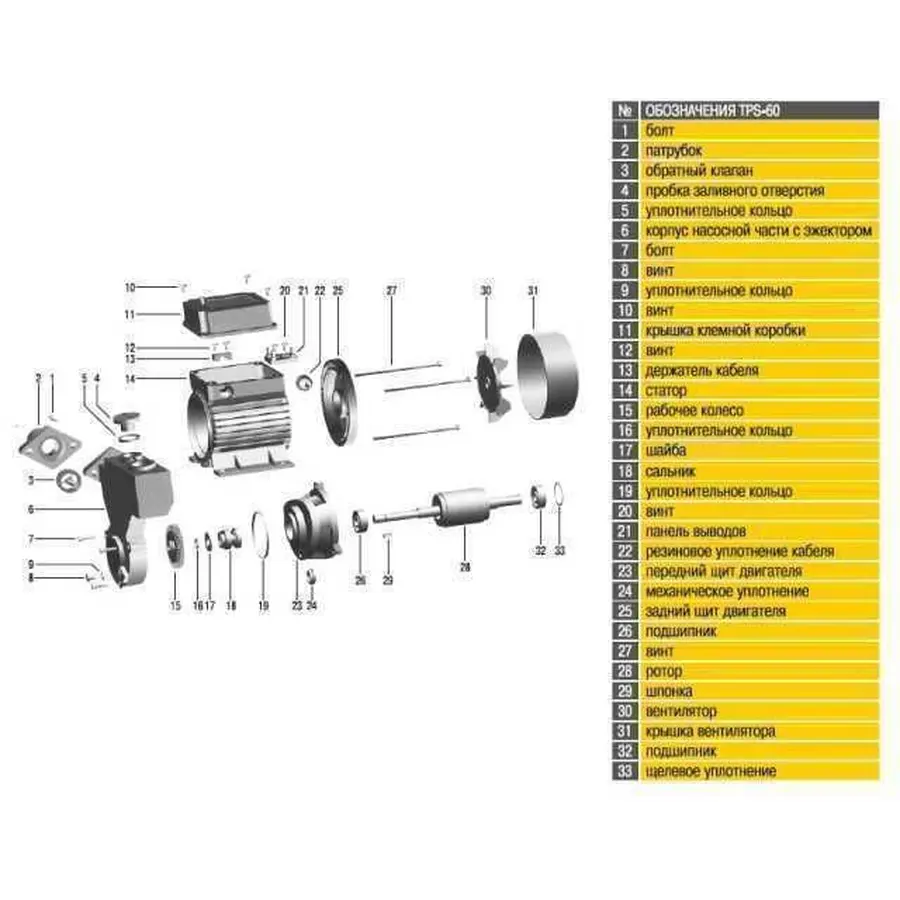 Насосная станция TPS-60-24 0,37 кВт Optima на расческе