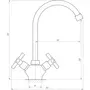 Змішувач для кухні Globus Lux DUKAT SD2-203