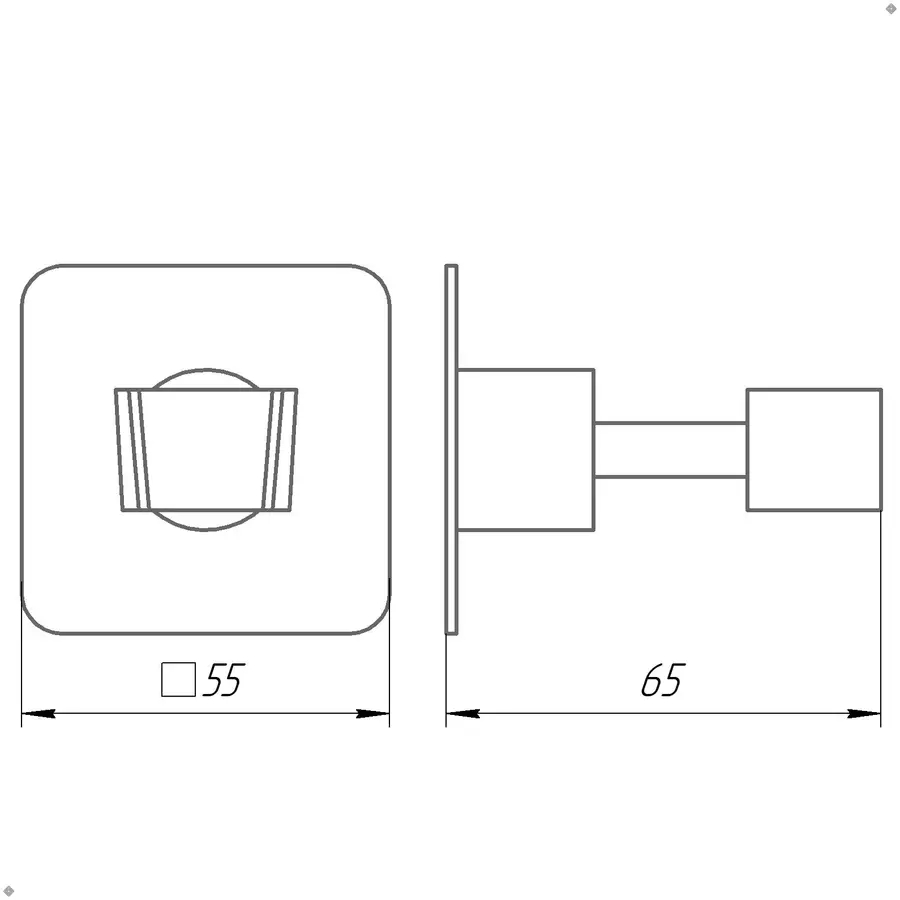 Тримач-кронштейн для душової лійки Globus Lux BQ 9025