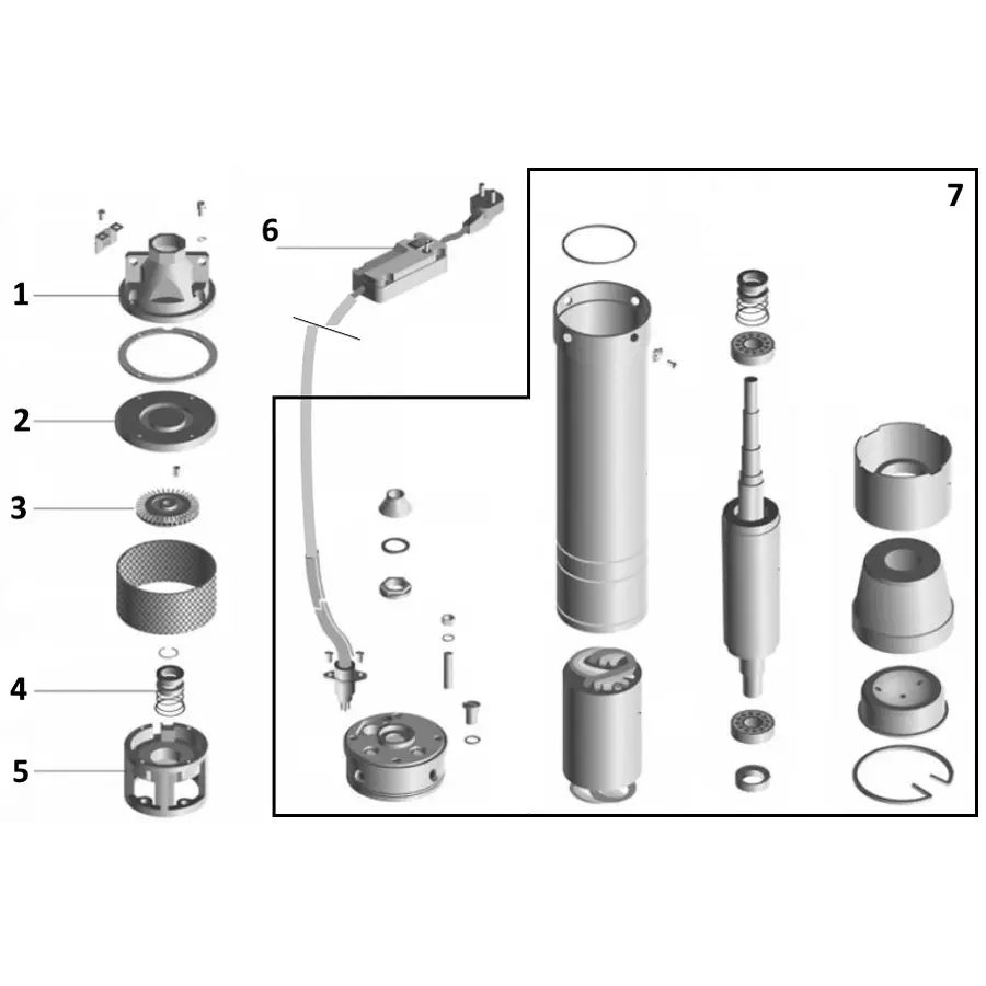 Насос свердловинний вихровий OPTIMA 4SKm100 PRIME 0.75кВт + кабель 20м+пульт