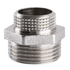 Ніпель редукційний нікельований 1″ЗР х 3/4″ЗР штампований А0512А(нк) VA Ніпель редукційний нікельований 1″ЗР х 3/4″ЗР штампований А0512А(нк) VA