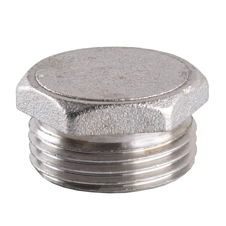 Заглушка нікельована 1″ЗР штампована А1093А(нк)