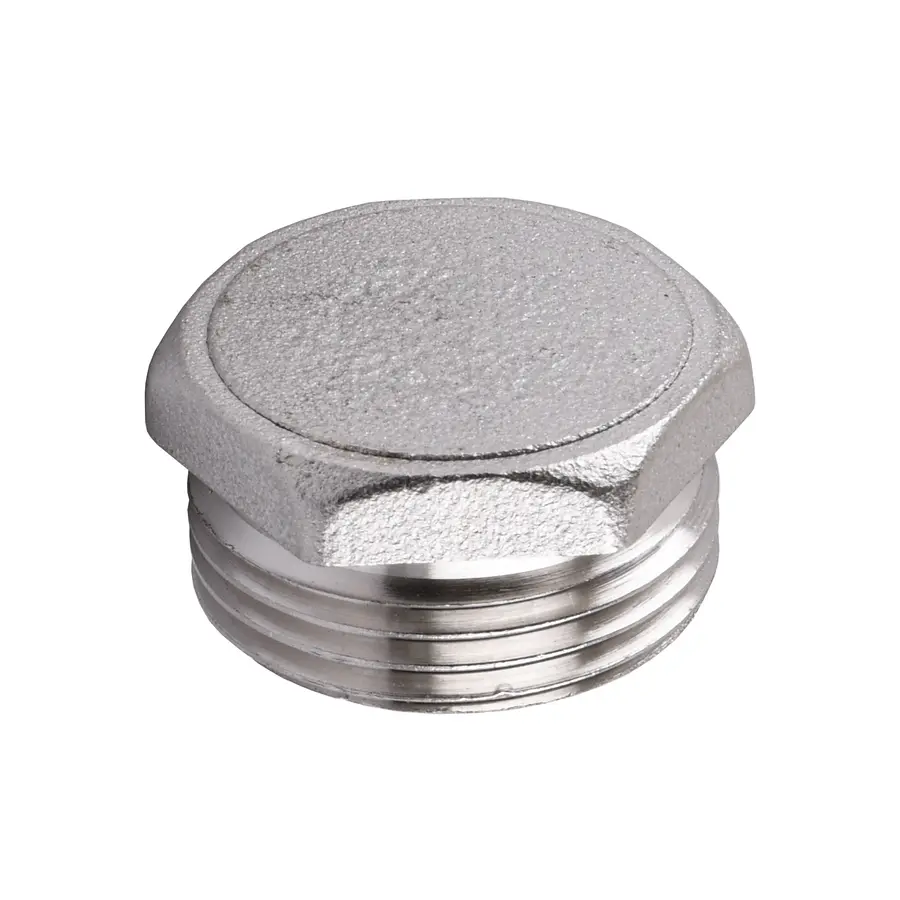 Заглушка нікельована 1″ЗР штампована А1093А(нк)