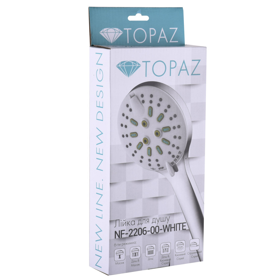 Душова лійка Topaz NF-2206-00-WHITE