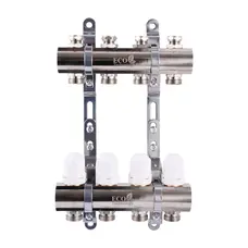 Колектор з регуляторами та кріпленням ECO 001С 1″x4