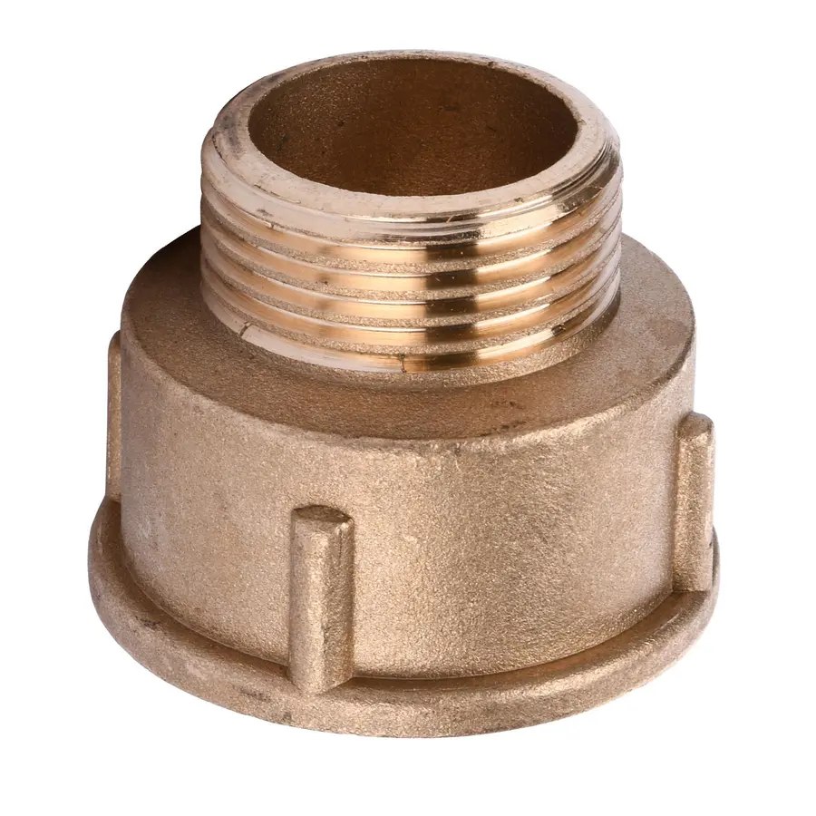 Перехідник редукційний латунний 1 1/4″ВР х 1″ЗР штампований А0605А VA