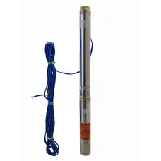 Насос свердловинний з підв, стійк, до піску OPTIMA 4SDm6/14 1,5 кВт 88м + пульт+кабель 15м